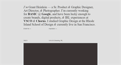 Desktop Screenshot of grantheinlein.com